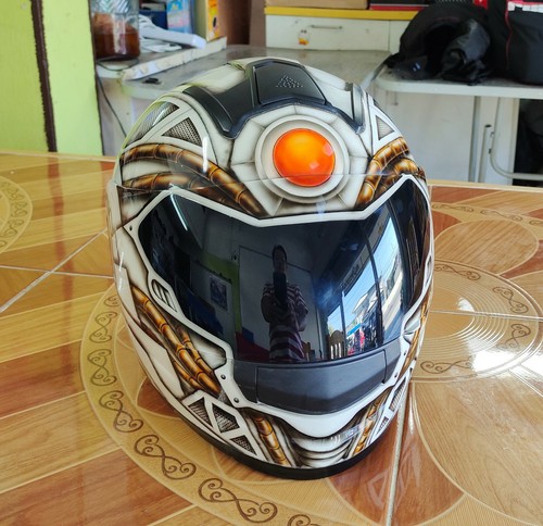 Custom airbrush motorradhelm - custom,