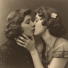 Zwei Frauen Models Vintage