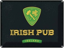 Blechschild 30x40 cm Ireland