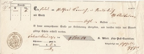 Württemberg vorphilatelie - württemberg,