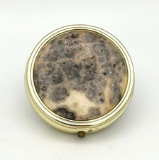 Vintage Pillendose Schmuckbox