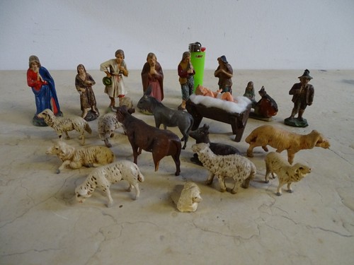 Alte krippen figuren tiere - krippen,