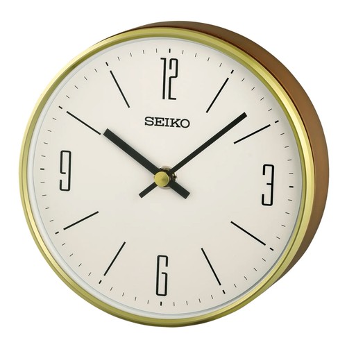 Seiko tischuhr holz goldfarben - seiko, holz/goldfarben