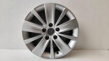 1x Alufelge 16 Zoll 6.5" 5x112 33ET Glanz Silber 7N0601025K VW Sharan Rim Wheel
