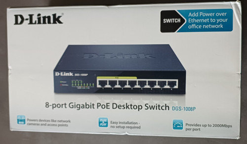 Link dgs 1008p port - dgs-1008p, 8-port