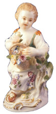 Vintage Meissen Porcelain Lady