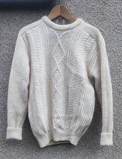 Pullover, Wolle, Barbour, creme, Gr. 44, gebraucht, unisex