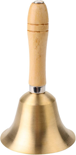 Kupferglocke mit holzgriff - kupferglocke,
