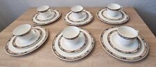 Hutschenreuther Bone China Leonard Paris BROCADE 6 x Kaffeegedeck 18 tlg.