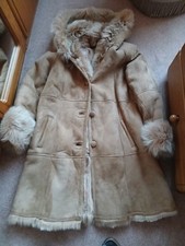 Wildleder Kurzmantel mit Pelz