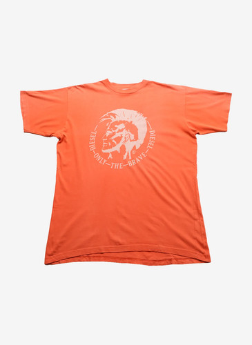 Vintage diesel shirt orange - t-shirt,