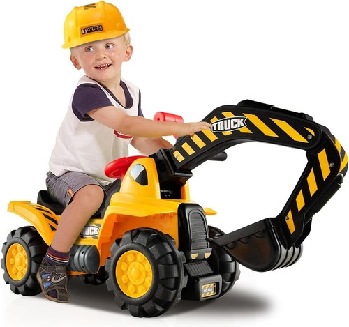 Kinder sitzbagger mit schaufel - kinder,