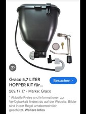 Hopper für Graco GX21 inkl Schlauch zu verkaufen
