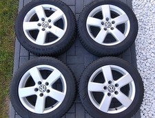 4x Orig. VW Golf V VI Touran 16" Alufelgen auf Goodyear Ultragrip 8 Winterreifen