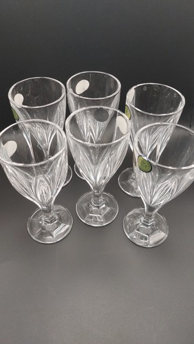 6er set kristallgläser - set, von