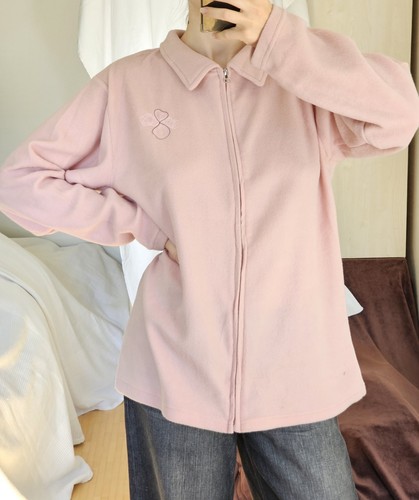 Fleece jacke oversize mantel - l,