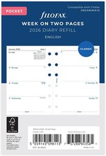 Filofax Pocket 2026 Woche auf