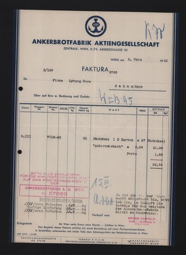 Wien rechnung 1941 - wien,,