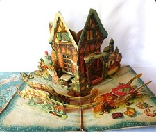 Tschechoslowakei Pop Up Buch Weihnachten Weihnachtsmann Kubasta / ev 529(33)