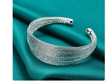 925 Silber Damen Armband Armkette Geschenk Armreif Frauen Geschenk