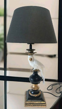 Tischlampe Papagei Lampe AURUM Nachttischlampe Barock Leuchte Leuchte Skulptur