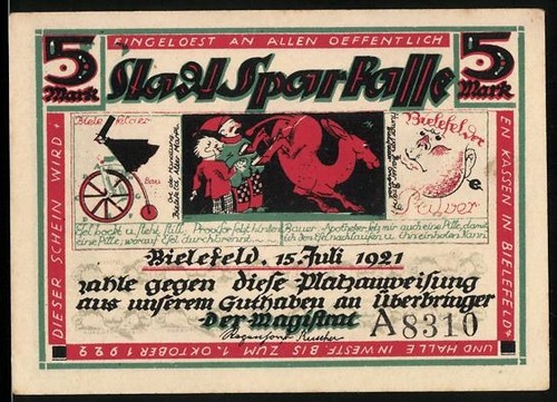 Notgeld bielefeld 1921 - bielefeld, 1921,