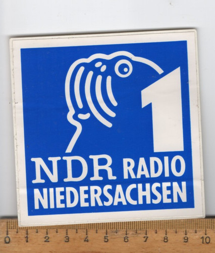 Alter aufkleber ndr radio - :, 1