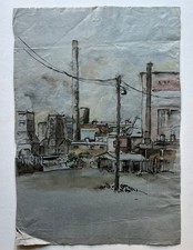 Aquarell Landschaft mit