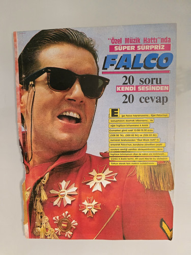 Falco rare clipping - -,