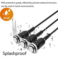 LED Motorrad Lenker Schalter Scheinwerfer Nebellicht Drucktaste Wasserdicht DHL