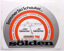 Souvenir-Aufkleber Sölden