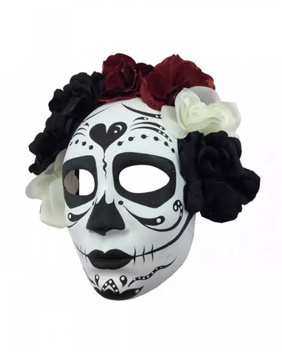 Sugar skull frauenmaske - sugar,