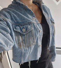Jeansjacke Größe XL blau