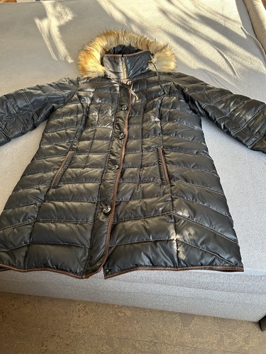 Damen daunenmantel braun - daunenmantel,
