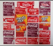 Coca - Cola * Polar Bären * Bestie * Mate * Cherry * mezzo mix * 22 x Etiketten
