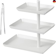 Weiß obst etagere mit - obst,