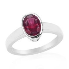 Indischer Rhodolith 925 Silber