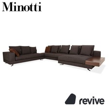 Minotti white stoff ecksofa - minotti,