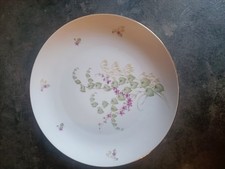 Gebäckteller Kuchenteller Servierteller Blumenmuster Porzellan Eschenbach 28 cm