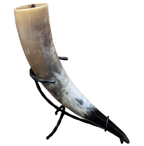 Trinkhorn mit ständer aus - mit,