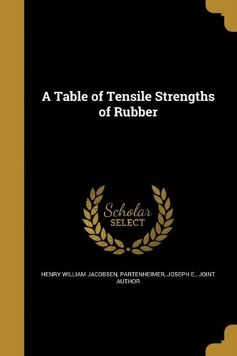 Jacobsen table of tensile - jacobsen, a