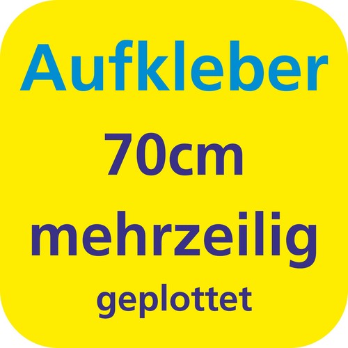 Aufkleber geplottet text - geplottet,