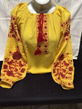 Damen Bluse Neu Stickerei