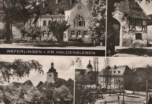 Ansichtskarte weferlingen - ansichtskarte,