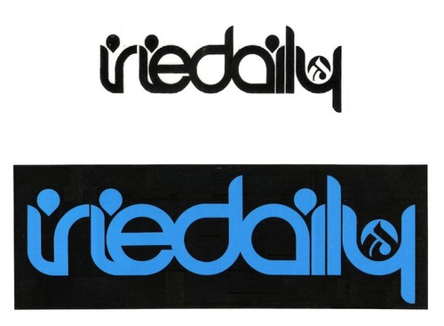 Iriedaily skateboard sticker - iriedaily,
