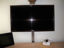 Design Kabelkanal Edelstahl für Fernseher TV LED Plasma Beamer 20 - 120cm neu 
