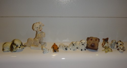 Hundefiguren aus porzellan - aus,