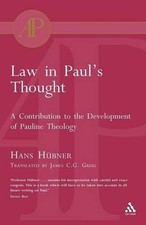 Law in Paul's Thought by Hans