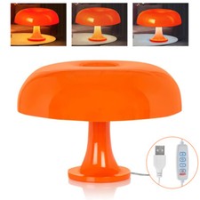 Pilz Tischlampe Orange / LED