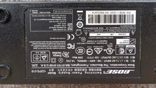 Watt bose netzteil - 35,